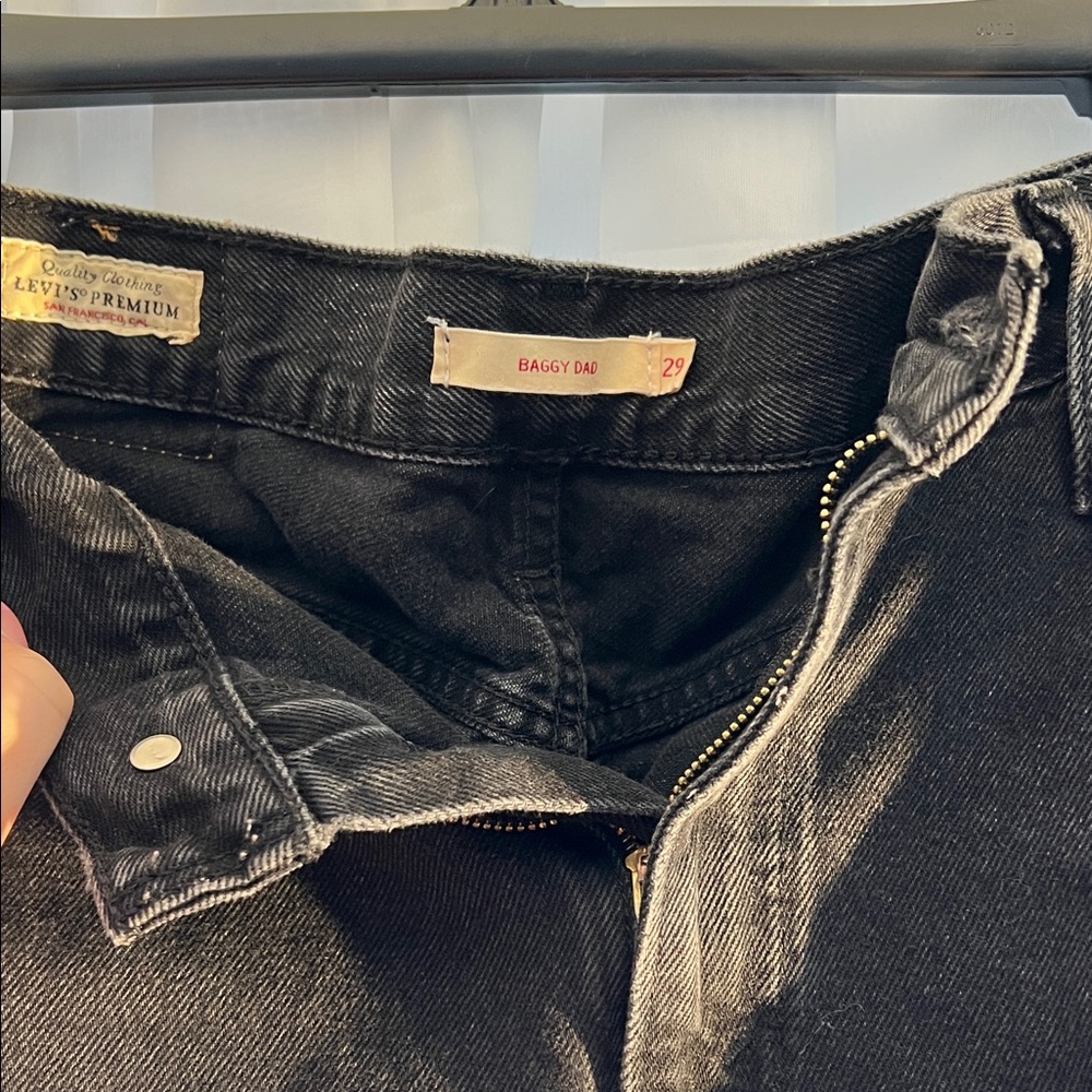 Levi's Baggy Dad black Jeans